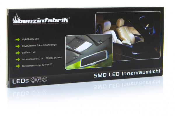 SMD LED Innenraumbeleuchtung Set für VW Golf 4, weiss