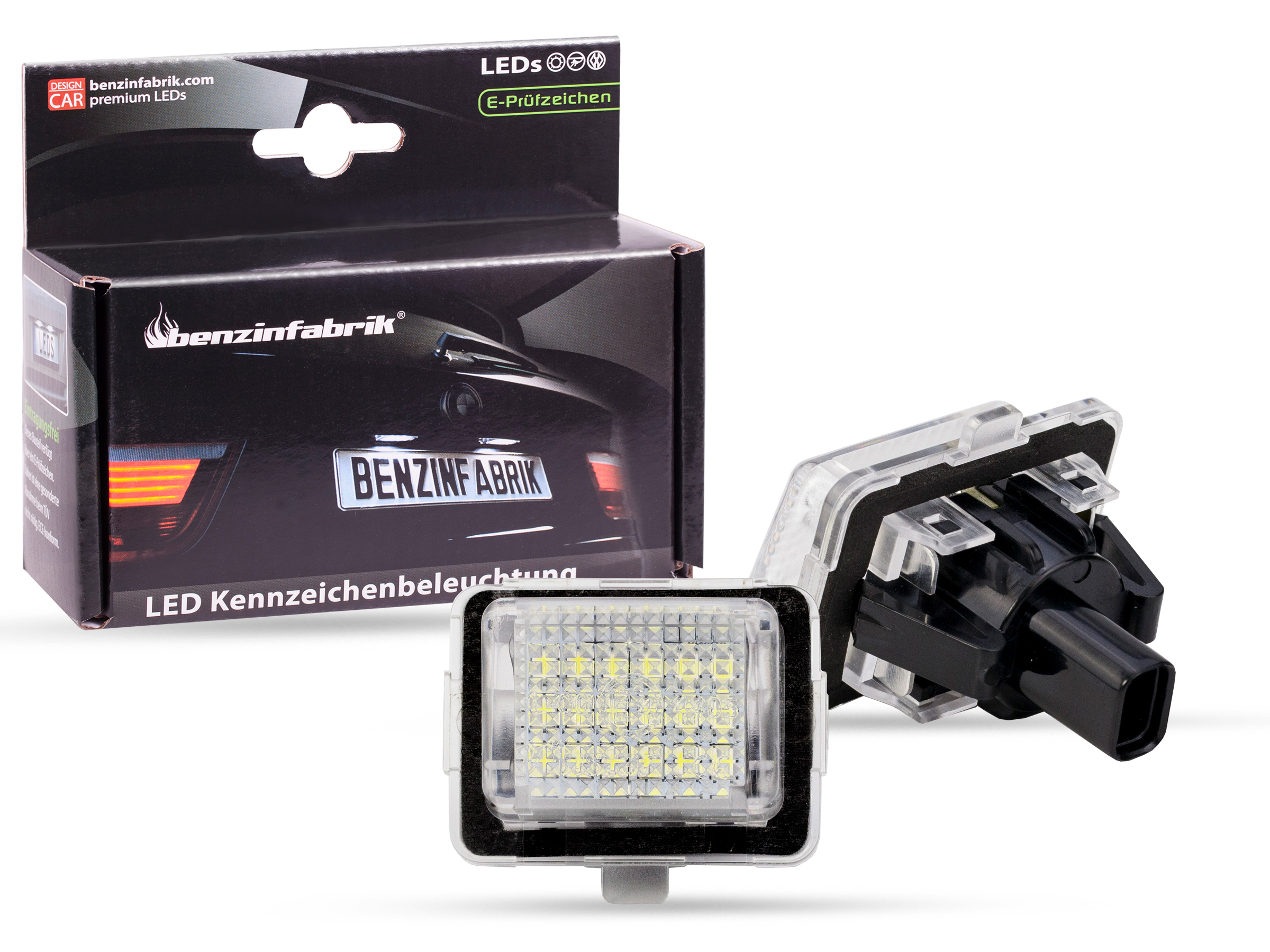 LED Kennzeichenbeleuchtung passt für Mercedes C W204/E W212/C207/CL C216/S  W221