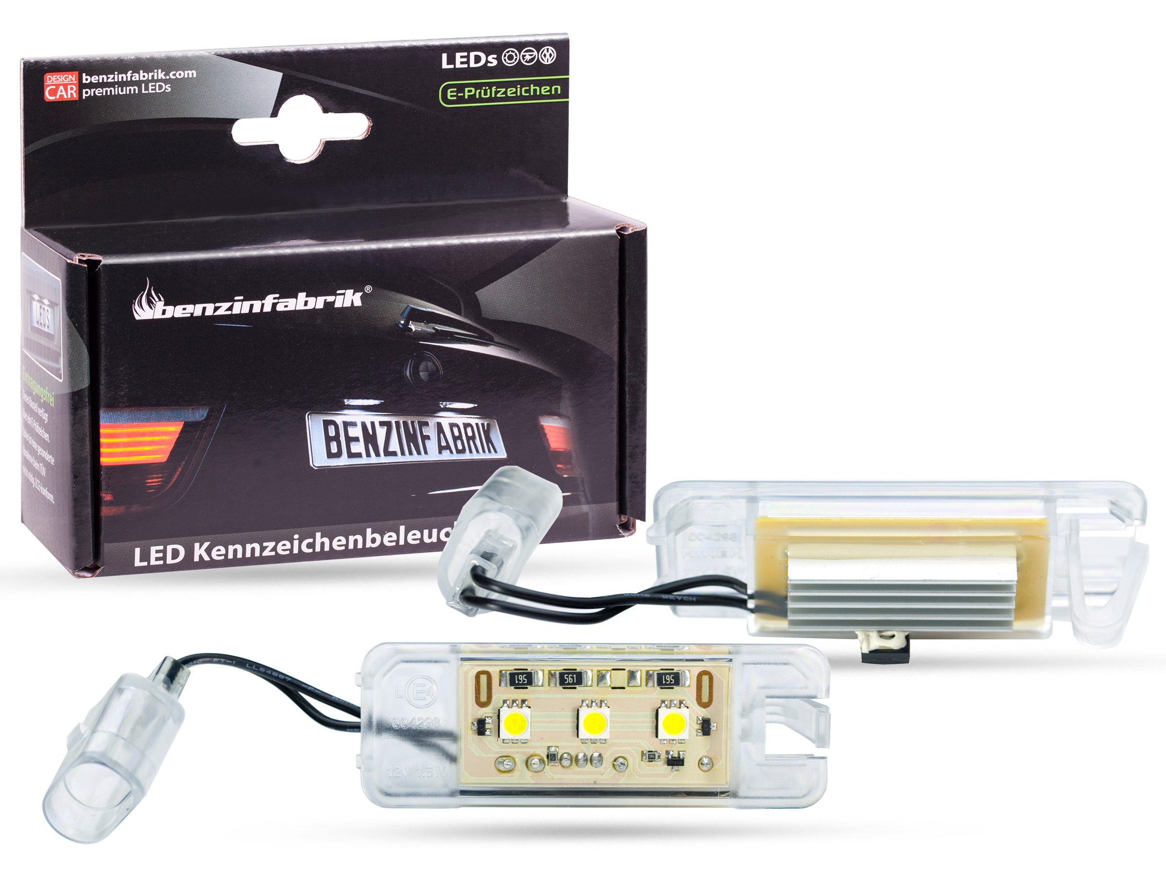 LED Kennzeichenbeleuchtung Module VW Golf 7 VII, mit E-Prüfzeichen, LED  Kennzeichenbeleuchtung für VW, LED Kennzeichenbeleuchtung