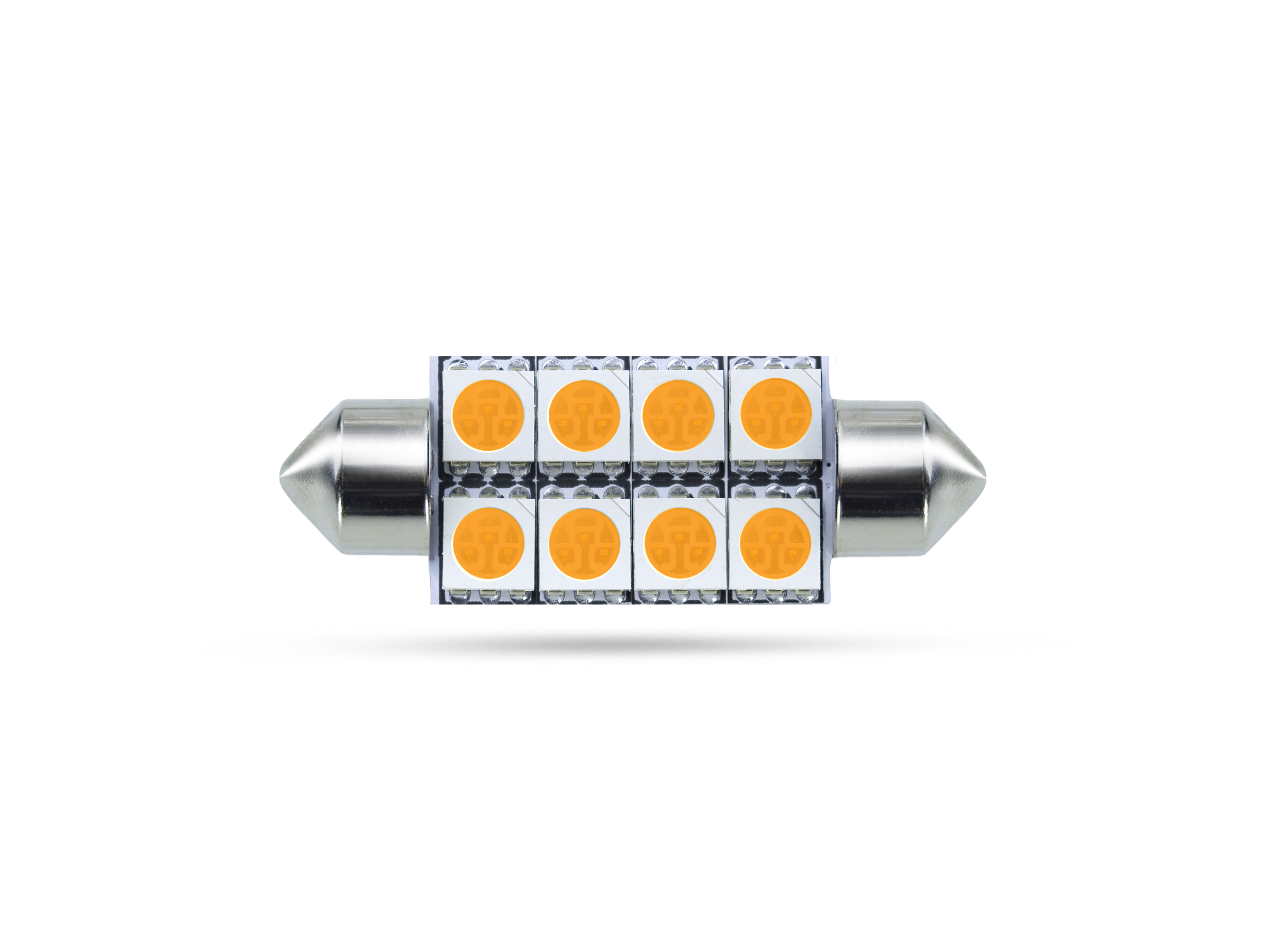 39mm 8x3-Chip SMD LED Soffitte Innenraumlicht, warmweiss, SMD LED Soffitten,  warmweiss, LED Soffitten, Auto Innenraumlicht, LED Auto  Innenraumbeleuchtung