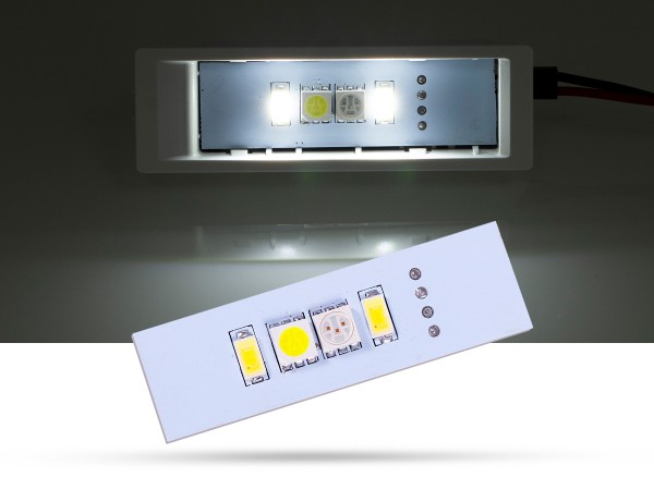 4x SMD LED Modul Fußraumplatine für BMW