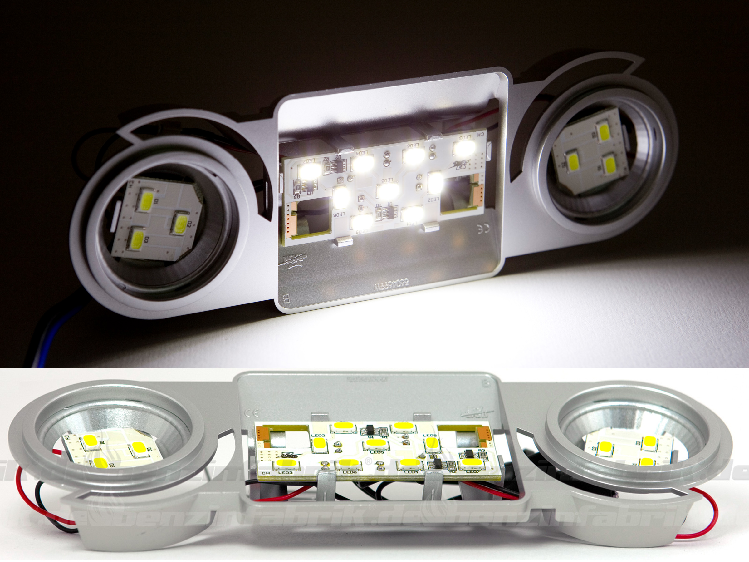 OEM SMD LED Innenraumbeleuchtung VW, Dachhimmel hinten, kaltweiss 6000K, LED Dachhimmelbeleuchtung, LED Module, Auto Innenraumlicht, LED Auto  Innenraumbeleuchtung