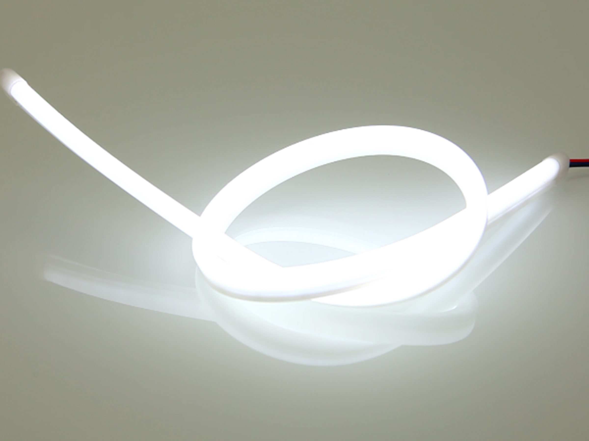 Pack 2 Flexible LED-Streifen 30 cm LTI - Tagfahrlicht + dynamisches Blinken  - Weiß P 