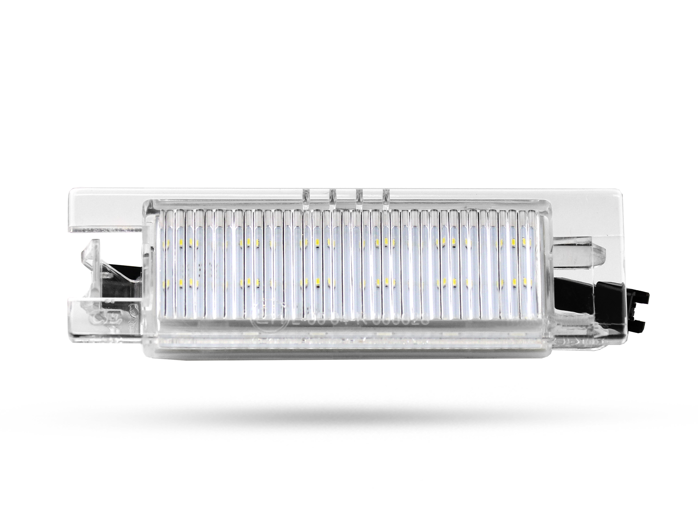 LED Kennzeichenbeleuchtung Module Opel Astra J, Lim., Stufenheck und GTC,  mit E-Prüfzeichen, LED Kennzeichenbeleuchtung für Opel, LED  Kennzeichenbeleuchtung