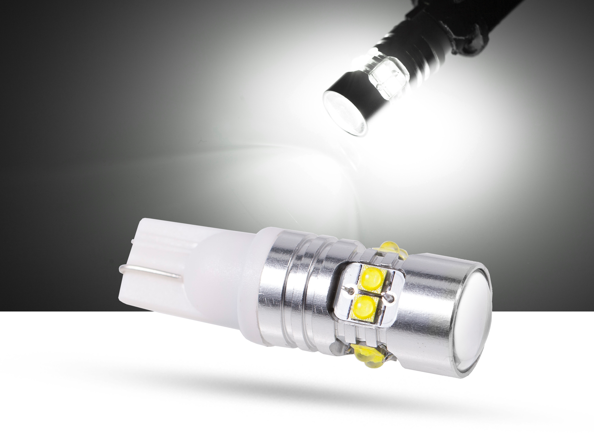 50 Watt, 10xCREE® LED, T15 LEDW16W, weiss, LED Rücklichter für 16W W16W  T15, LED Rücklicht, Bremslicht