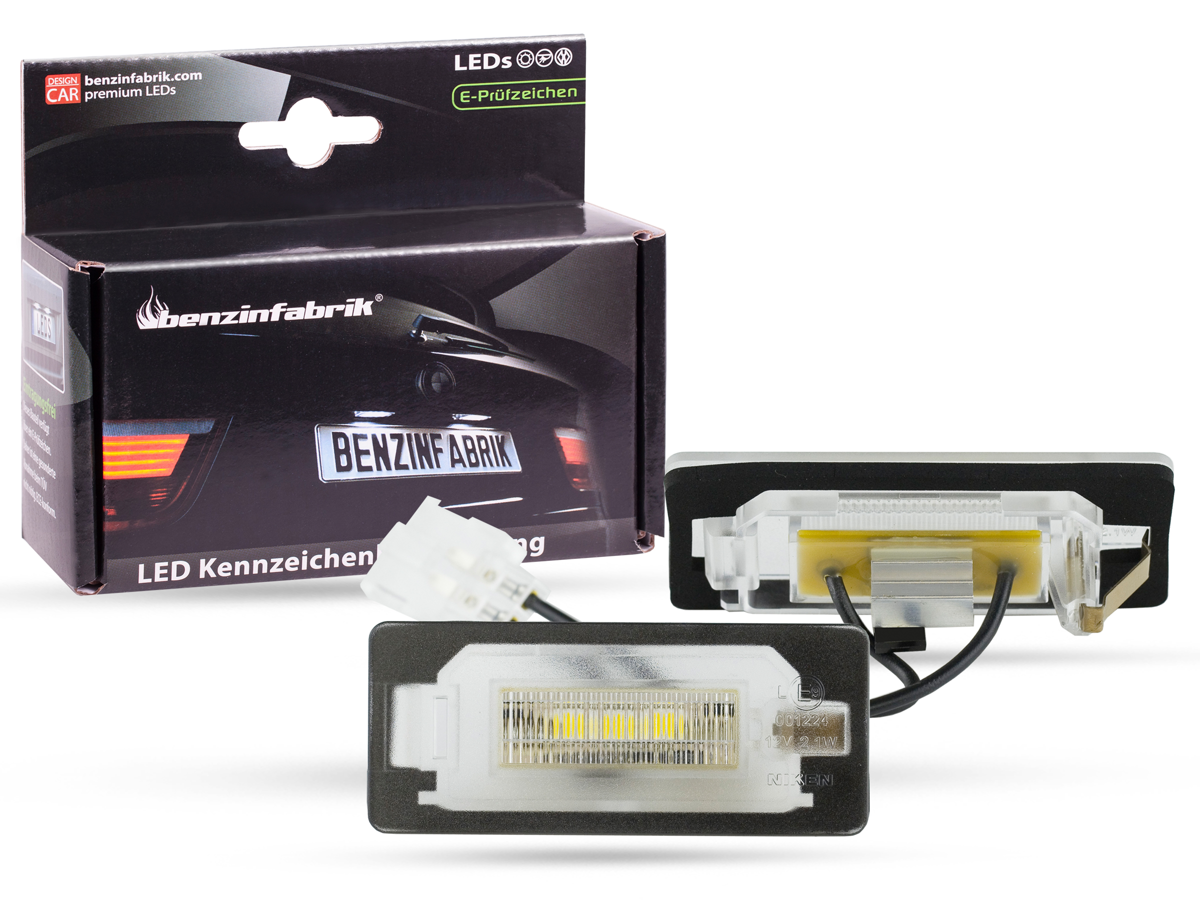 LED Kennzeichenbeleuchtung Module VW Golf 6 Variant, mit E-Prüfzeichen, LED  Kennzeichenbeleuchtung für VW, LED Kennzeichenbeleuchtung