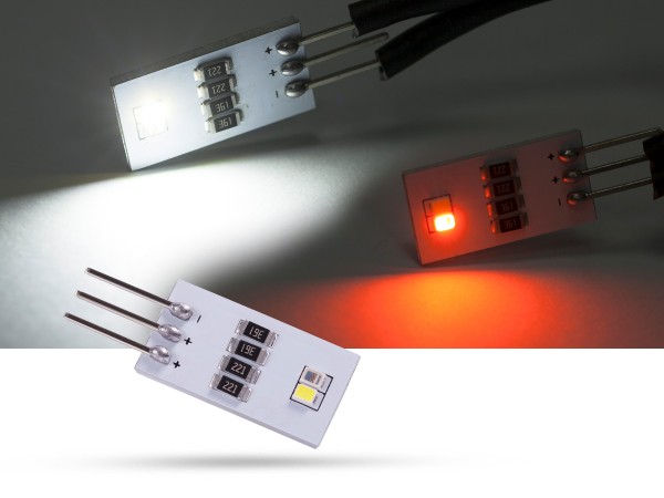 Scheda LED SMD 2016 Per Illuminazione Ambientale BMW | Ricambio Bianco/BMWOrange | Plug&Play Per F20 F30 F32 F10