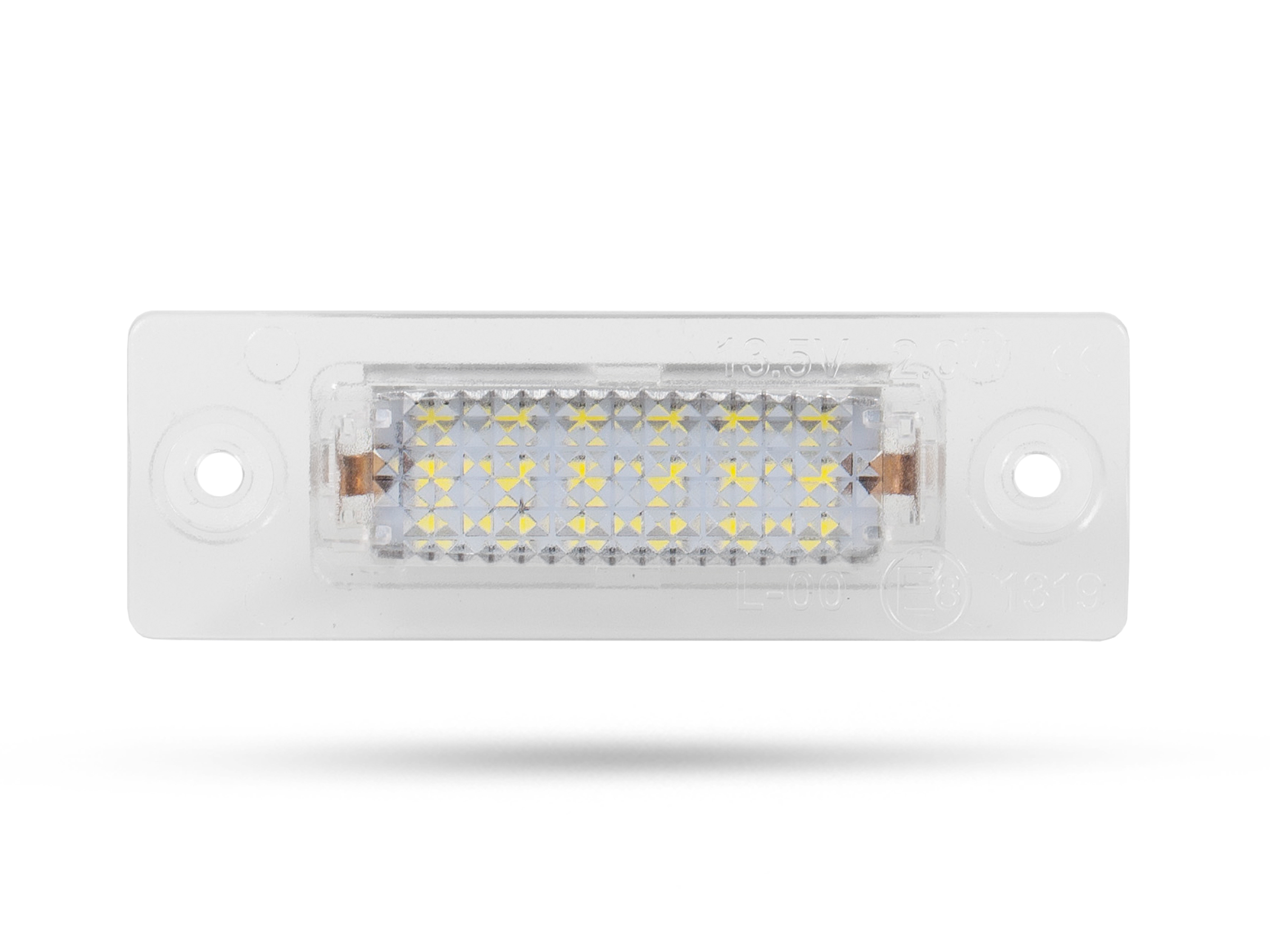 LED Kennzeichenbeleuchtung Module VW Caddy Bj.04-14, mit E-Prüfzeichen, LED Kennzeichenbeleuchtung für VW, LED Kennzeichenbeleuchtung