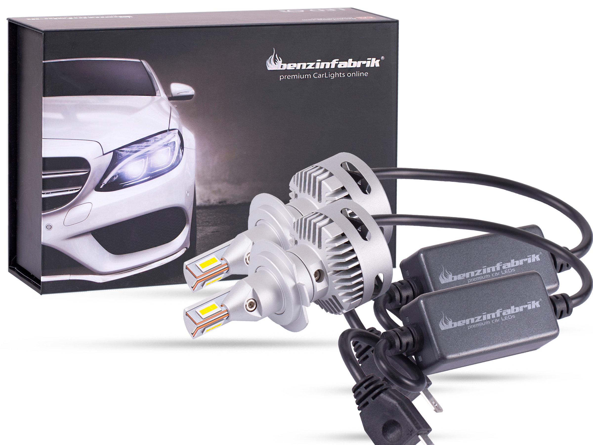 LED Abblendlichtset PLL LEDH7, für Linsenscheinwerfer, weiss