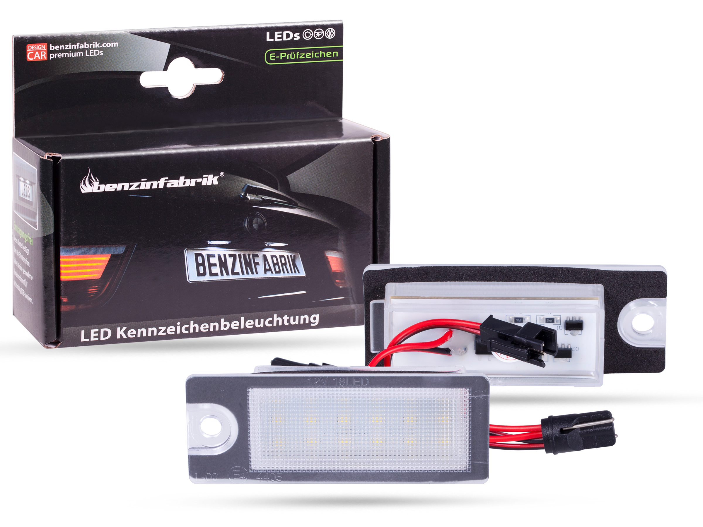 LED Kennzeichenbeleuchtung Module Volvo S80 Bj.: 98-06, mit E-Prüfzeichen, LED Kennzeichenbeleuchtung für Volvo, LED Kennzeichenbeleuchtung